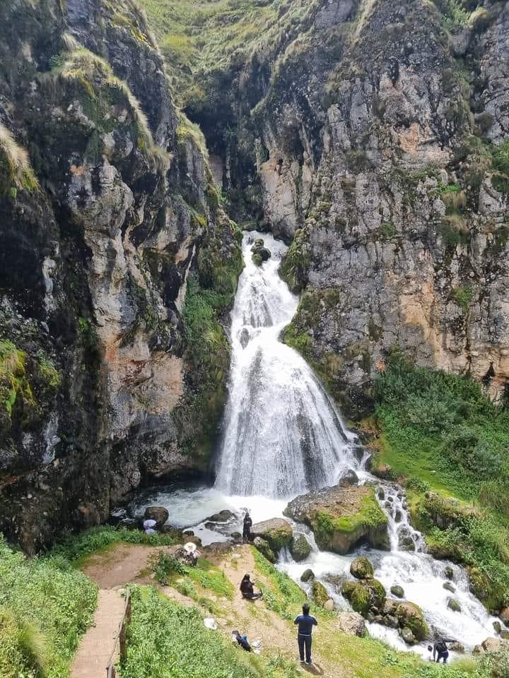 The bride waterfall Cajamarca